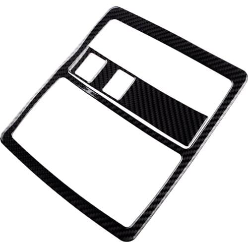 CITALL 2Pcs/Set Car Front Row Reading Light Cover Frame Trim Carbon Fiber Fit for Toyota Tacoma 2015 2016 2017 2018 2019 2020