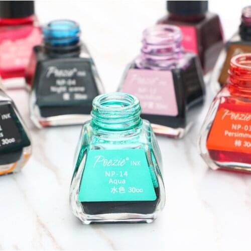 POEZIE INK color ink non-carbon color ink m dip pen ink, 30ml/pcs