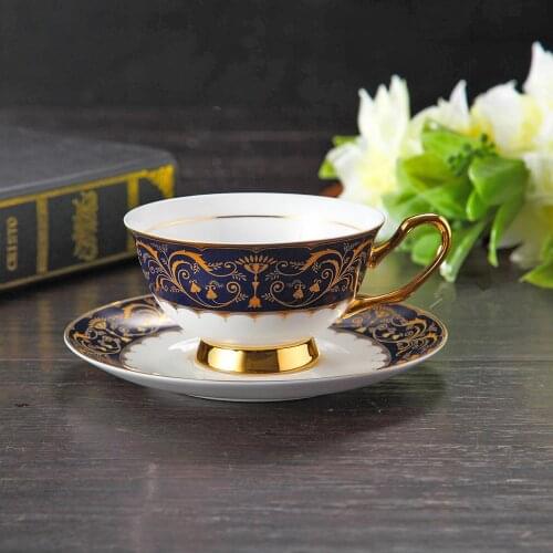 Bone China Coffee Cup Creative European Tea Cup Set And Saucer Home Party Afternoon Tea Teacup Porcelain