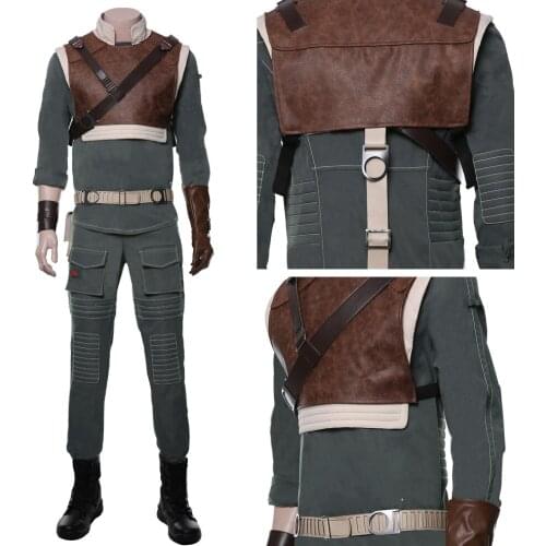 Star Coaplay Wars Jedi Fallen Order Costume Cal Kestis Cosplay Costume Men Outfit Halloween Carnival Costume
