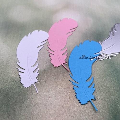 Feather decoration Metal Cutting Dies for DIY Scrapbooking Album Paper Cards Decorative Crafts Embossing Die Cuts