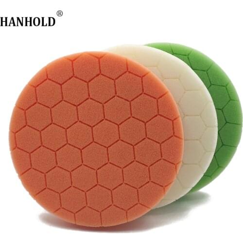 Wholesale 1pc Sponge Polishing Pads Car 150mm Polish Buffing Pads Car Polishing Pad Buffing Waxing Foam Dual Action Car Polisher