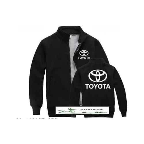 Fall and winter clothes zipper cardigan Toyota sweatshirt kinds of colours