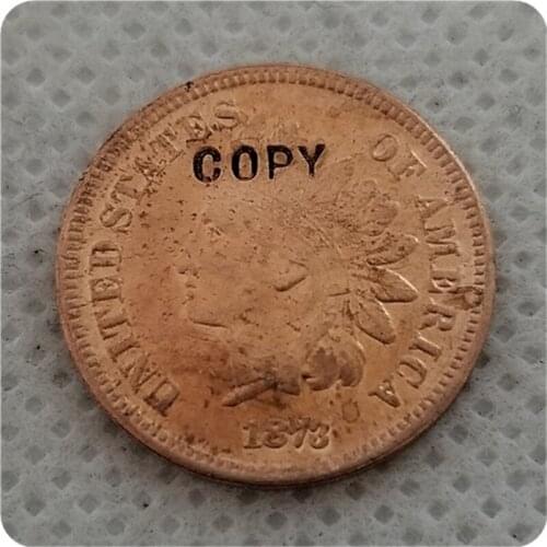 USA 1873 Indian Head Cent COPY COIN