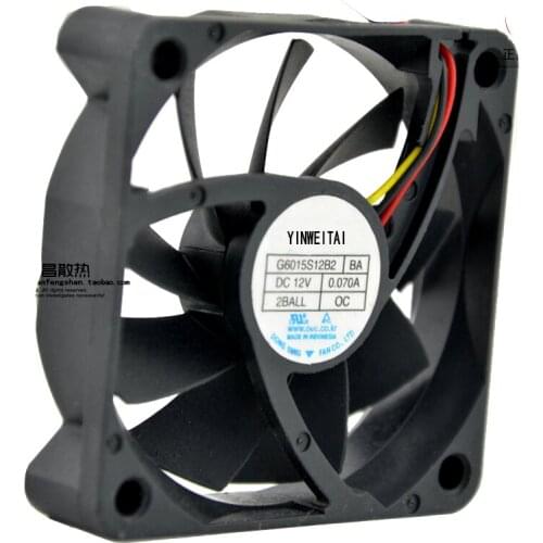 60mm fan Nonoise G6015S12B2 BA 60mm 6cm For Samsung HLT5087 HLT5687 HLT6187 HLT5687SAX/XAA HLT6187SX/XAA
