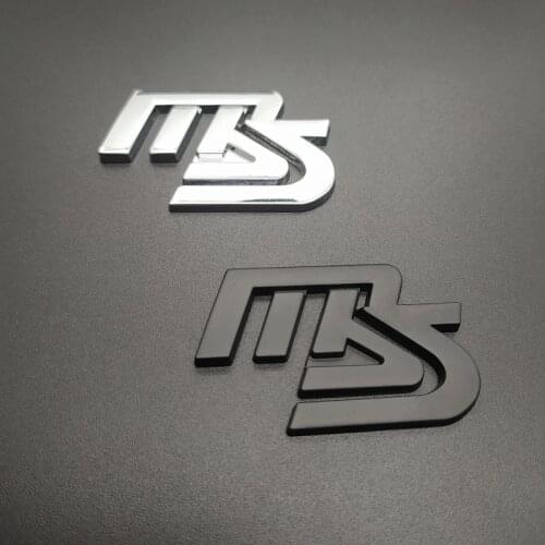 1Pcs 3D Metal Car Side Fender Rear Trunk Emblem Badge Sticker Decal for MAZDASPEED MAZDA 3 6 Car Styling Decorative