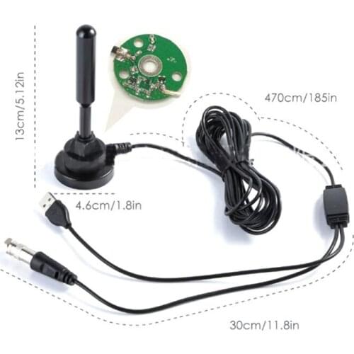 1PC 470-860MHZ 25DB antenna Indoor digital antenna signal booster aerial with USB F male connector NEW