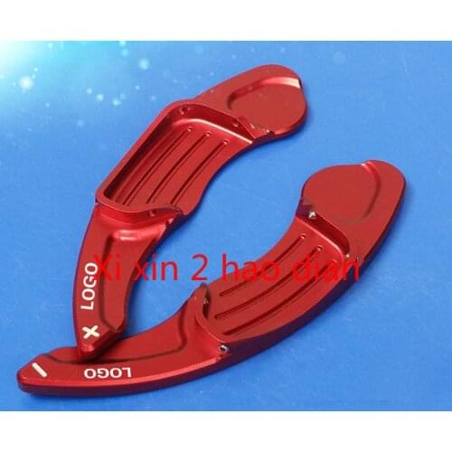 2 pcs For Lincoln MKC MKX MKZ MKS Conrinental Steering wheel modified gear shift paddle lengthened aluminum alloy auto parts