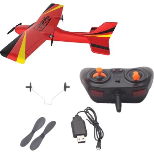 2019 Z50 2.4G 2CH 350mm Micro Wingspan Remote Control RC Glider Airplane Plane Fixed Wing EPP Drone with Built-in Gyro for Kids