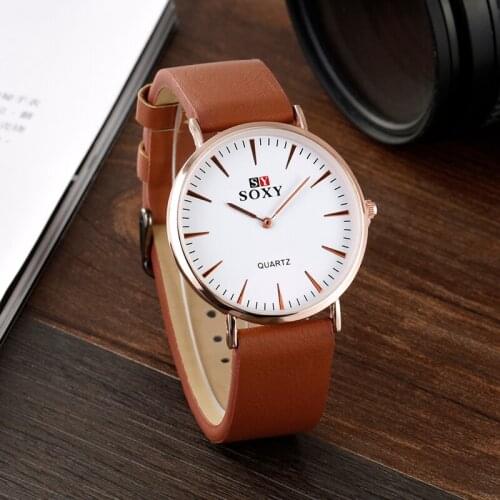 2021 Brand SOXY Wrist Watch Fashion Designer Male Watch Luxury Men Quartz Watches Montre Homme Quartz-watch Relojes Hombre