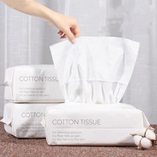 50PCs Disposable Face Towel Travel Cotton Makeup Wipes Facial Cleansing Cotton Pads Cosmetic Makeup Tools Accessories