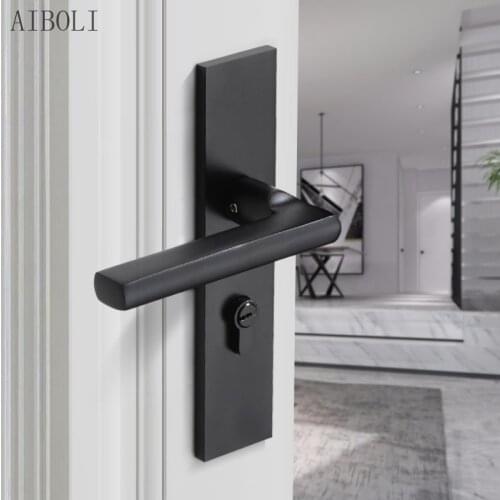 Alumina Indoor Silent Door Lock, Bedroom Split Door Lock, Magnetic Lock, Room Wooden Door Lock