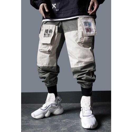 Men High Street Harem Pants Multi Pockets Hip Hop Skateboard Streetwear Harajuku Style Oversize Trousers High Quality Cargo Pant