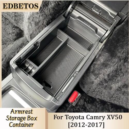 For Toyota Camry 2012 2013 2014 2015 2016 2017 Accessories Car Central Armrest Storage Box Auto Container Glove Organizer Case