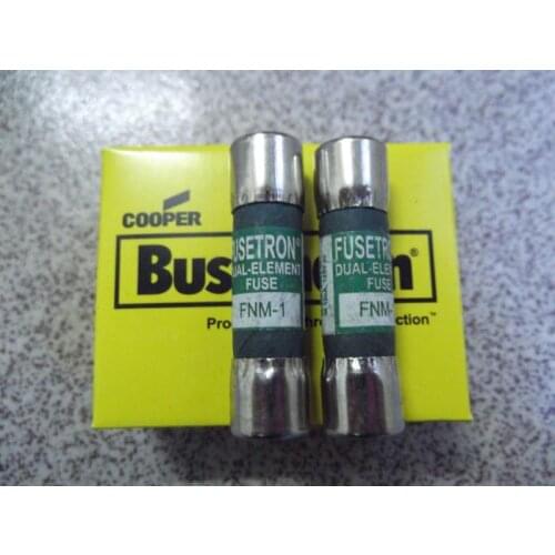 FNM-1 BUSSMANN Boshi Man United States 10X38 fuse / Fuse 1A 250V Authentic