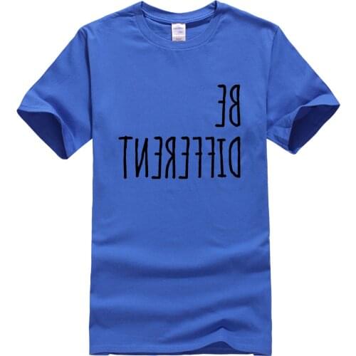 Be Different unique look print 2019 summer T-shirt fitness casual tops t shirt men fashion jersey homme mens T-shirts brand top