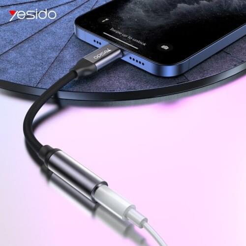 Yesido USB to 3.5mm Female Headphone Jack Adapter Cable Fit For iPhone