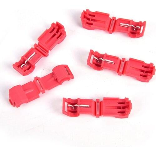 50PCS/25pairs Quick Splice Lock Wire Terminals Connectors Electrical Crimps Cable Snaps