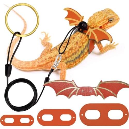 Pet Spring&Summer Outing Imitation Leather Suit Cute Muticolor Little Clothes for Reptile Lizard Walking