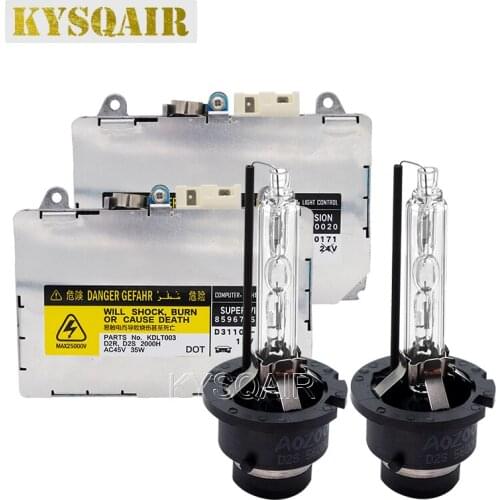 KYSQAIR 1 Set KDLT002 85967-50020 D2S D4S 35W HID Xenon Headlight Ballast Kit 5600K D2S HID Lamp For Subaru Legacy Outback