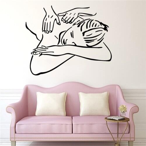 Lovely Massage Wall Art Sticker Modern Wall Decals Quotes Vinyls Stickers For Living Room Company School Office Decoration 3546