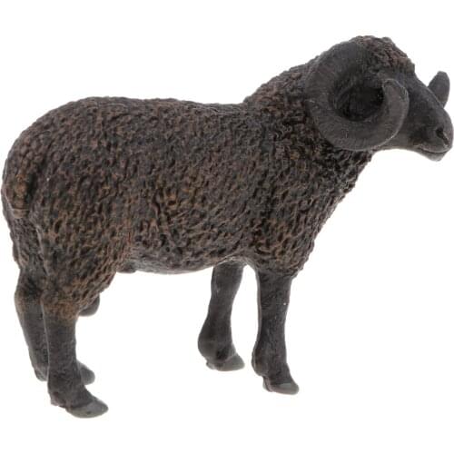 Miniature Plastic Animal Figurine Collectible Desktop Decoration