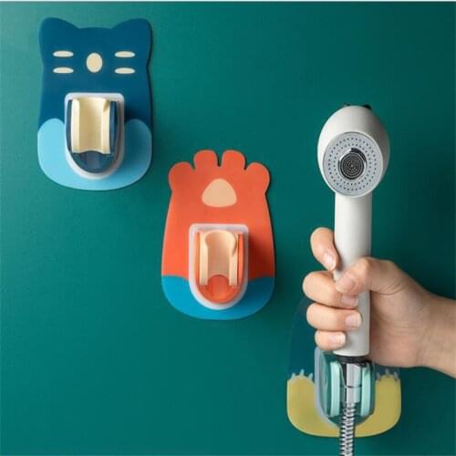 Multifunctional Adjustable Shower Head Universal Shower Head Nail-free Wall-mounted Seamless Bracket Bathroom Accessories