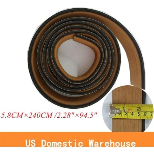240 X 5.8 Cm Marine Flooring Soft Boat Yacht Self Adhesive Non Slip EVA Foam Decking Sheet Accessories Carpet Practical
