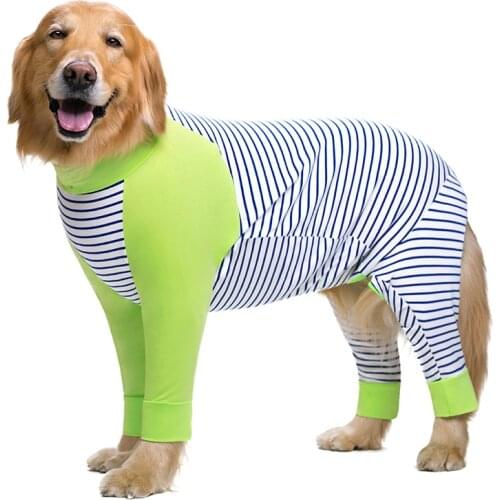 Large Dog Clothing Pajamas Jumpsuit Big Dog Clothes Outfit French Bulldog Corgi Samoyed Husky Labrador Golden Retriever Costume