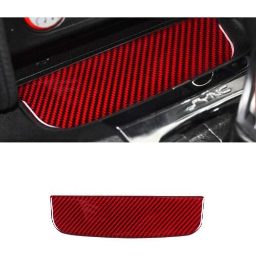 Compatible with Carbon Fiber Water Cup Storage Decoration for Ford Mustang 2015 2016 2017 2018 2019 2020