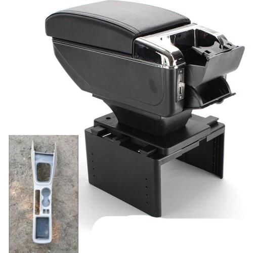 For kia spectra accessories armrest car arm rest leather storage box car-styling center console store decoration interior