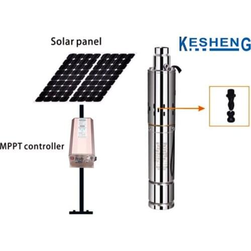 200W 24V high lift submerged solar water pump for garden and drinking