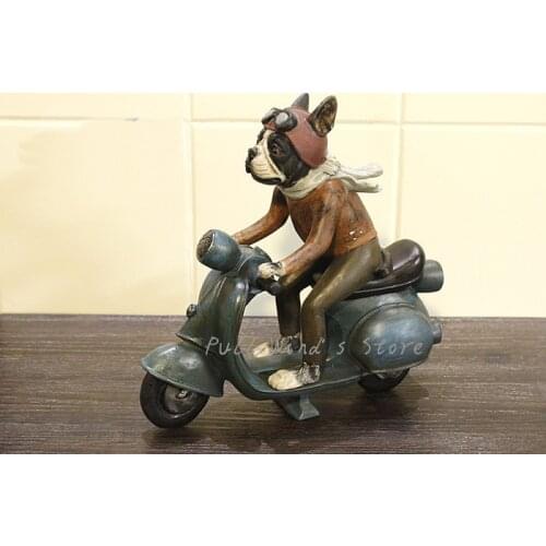 Pull wind motorcycles resin ornaments Motorcycle Crafts Decoration Creative living room office decoration nice gift