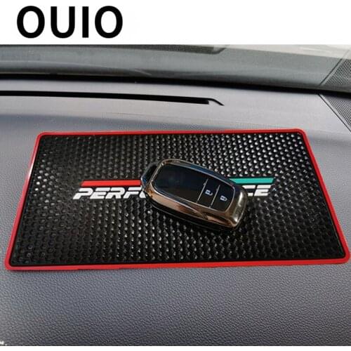 Car Dashboard Anti-slip Pad Phone Key Mat for Audi Q7 A6 C5 C6 C7 A3 8V 8L A4 B8 B6 B7 B9 Q5 A1 TT MK2 Q3 Car Styling Interior