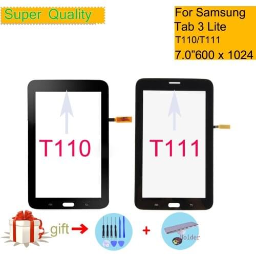 For Samsung Galaxy Tab 3 Lite 7.0 SM-T111 T111 Wifi T110 SM-T110 Touch Screen Digitizer Front Glass Panel Sensor Touchscreen