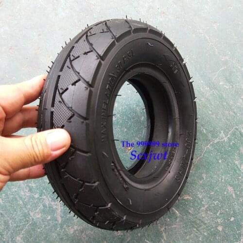 2.50-4 Tire + Inner TUBE tyre out tire For Gas & Electric Scooter Bike metal valve TR87 Scooter wheelchair wheel