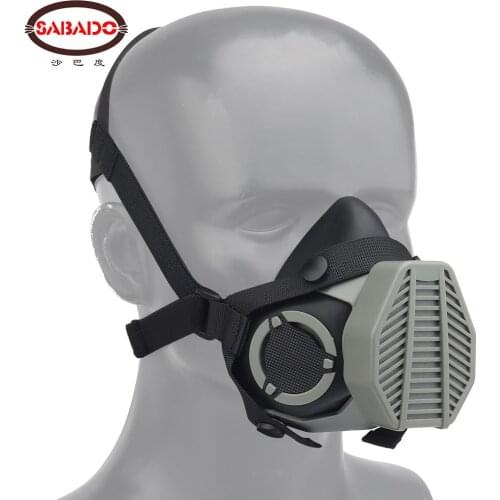 Special Tactical Respirator SOTR Half-mask High Efficiency Antidust Replaceable Filter HEPA Wargame Shooting Paintball Accessory