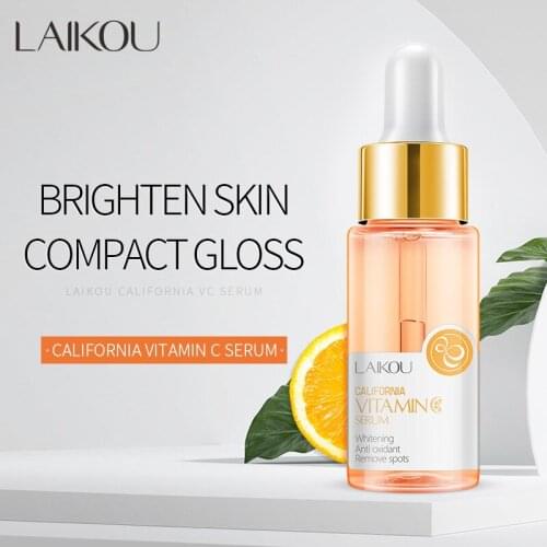 LAIKOU Vitamin C Whitening Face Serum Hyaluronic Acid Moisturizing Acne Removal Anti-wrinkle Anti-Aging Face Essence Liquid