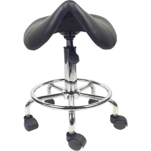High Quality Pet Grooming Saddle Shape Chair with Pulley Convenient Lifting Rotating Salon Chair Barber Stool Loading 200kg