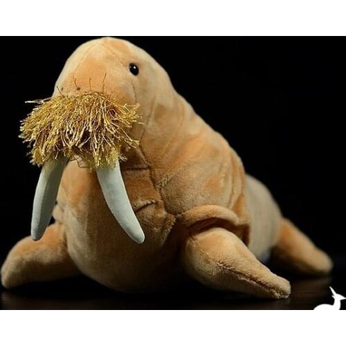 2021 Cute Soft Simulation 30cm Walrus Plush Toy For Children Kids Boys Girls Birthday