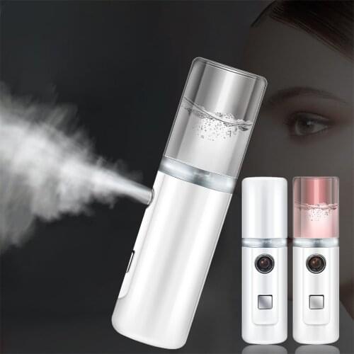 30ml Face Humidifier Hand Held Nano Spray Water Replenishing Instrument USB Charge Unique Spray Face Humidifier Moisturize Spray