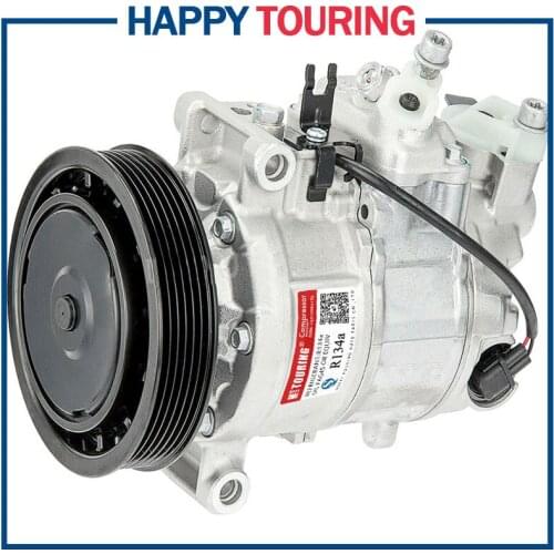 6SEU14C AC A/C Compressor for Audi A6 3.0L 3.2L 2005-2010 4F0260805AB 4F0260805AF 8K0260805K 8E0201193E 8E080201193P 8E0820193E