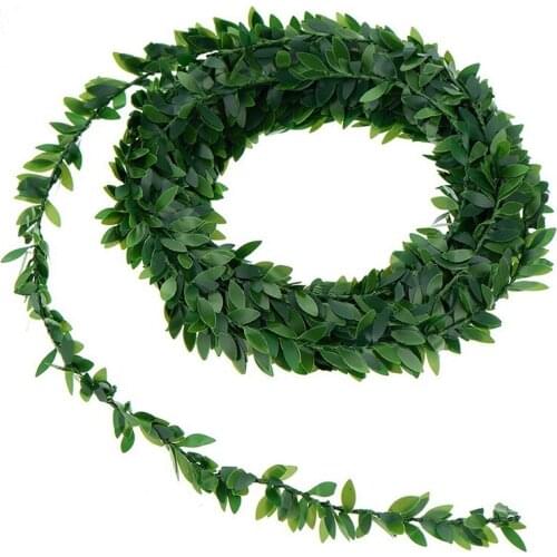 7.5M Artificial Ivy Garland Foliage Green Leaves Simulated Vine For Wedding Party Ceremony Diy Headbands