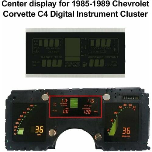 Center lcd display for 1985-1989 Chevrolet Corvette C4 Digital Dash Cluster Pixel Repair