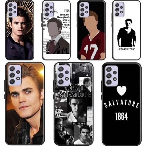 Vampire Diaries Stefan Salvatore Phone Case For Samsung Galaxy A52 A32 A42 A72 A12 A21S A20e A40 A50 A70 A31 A51 A71 A02S