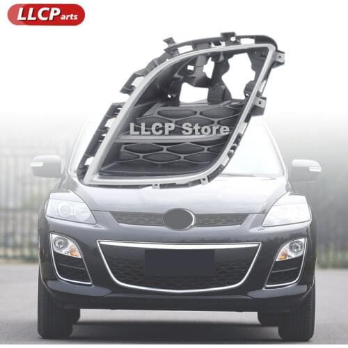 For Mazda CX7 CX-7 2010 2011 2012 2013 2014 Front Bumper Fog Light Trim Frame Fog Lamp Hood Decorative Foglight Cover