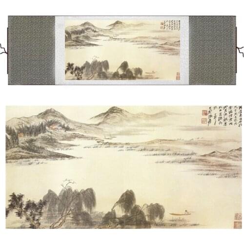 Mountain and River art painting Chinese traditional landscape painting Chinese wash picture