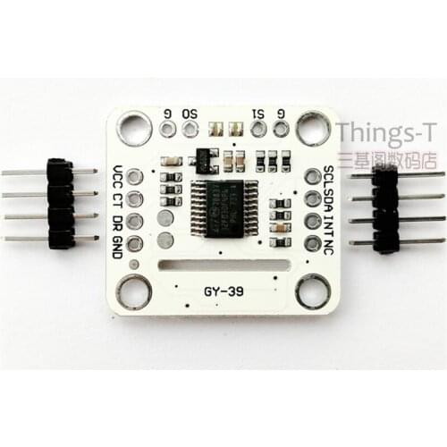 GY-39 module 4 in 1 weather station MAX44009 light intensity BME280 temperature humidity atmospheric pressure sensor