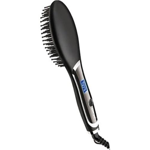 Max 750F professional LCD digital display flat iron smoothing straightening brush ceramic hair straightener comb 110v/220v