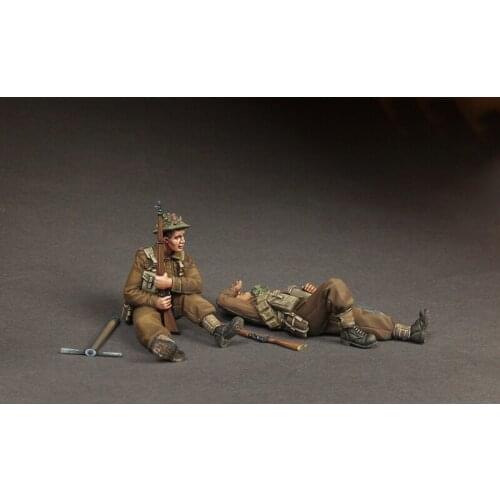 1/35 Resin Model Figure GK，World War II soldiers,Unassembled and unpainted kit
